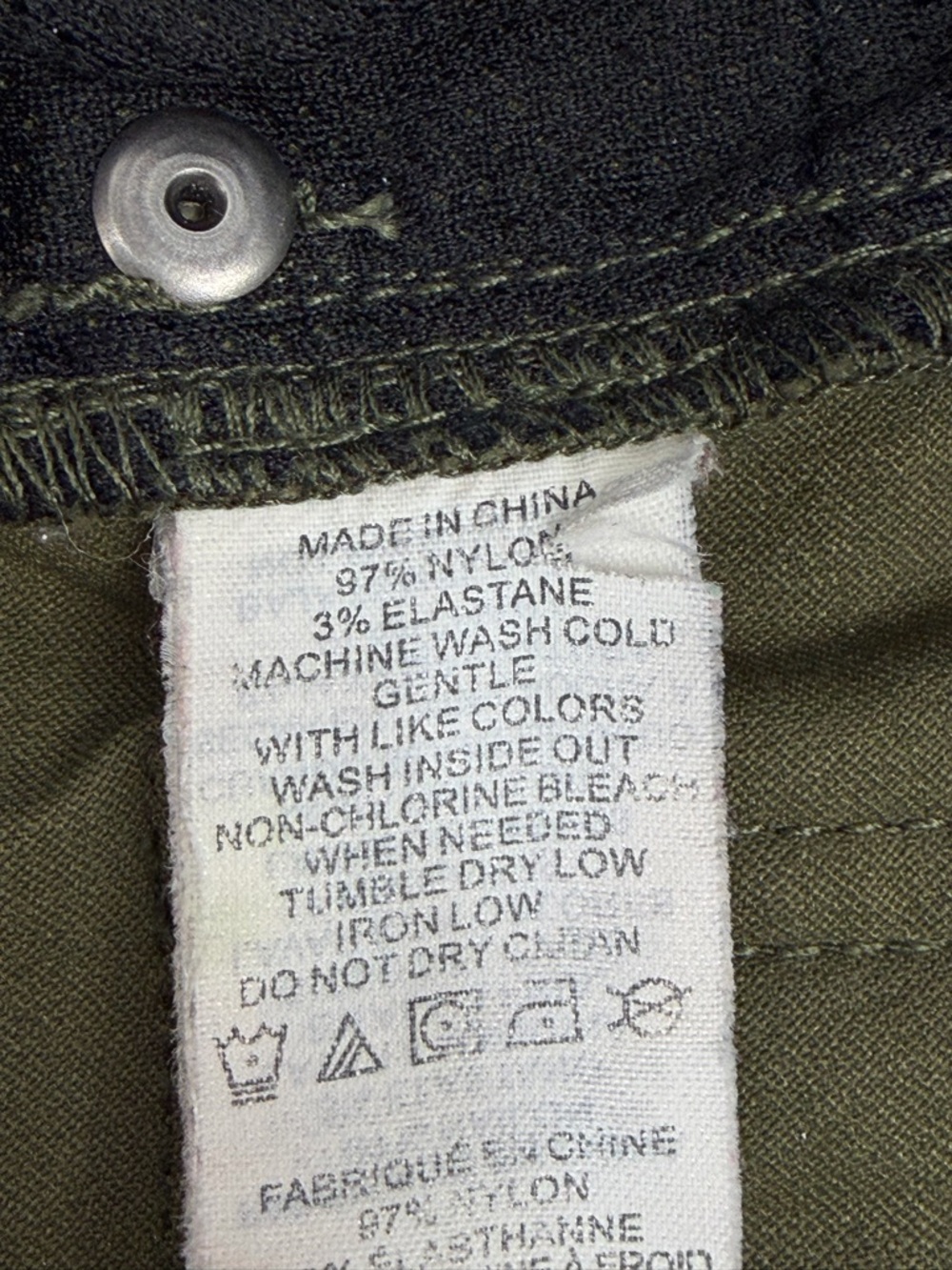 prAna Meme Pant Skinny Cargo Hiking Pants Green Sz 2 - Picture 11 of 15